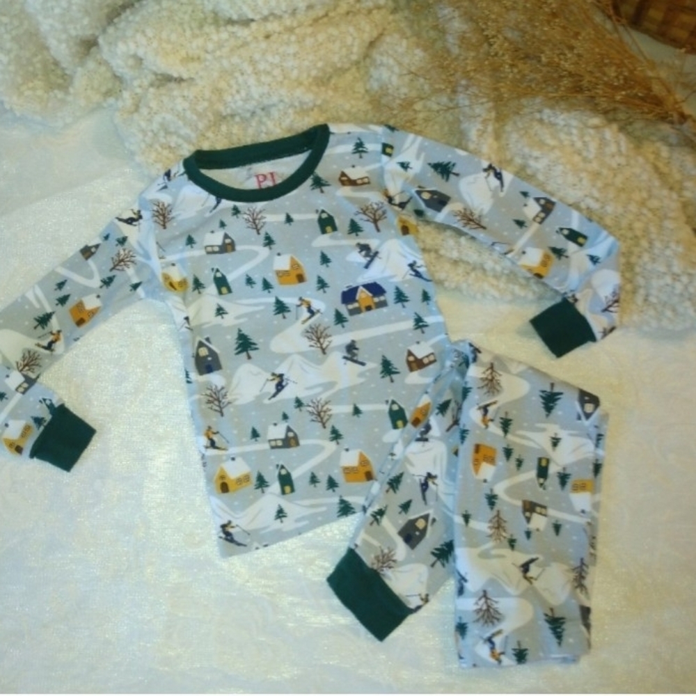 Charming Cabin Adventure Kids Pajama Set